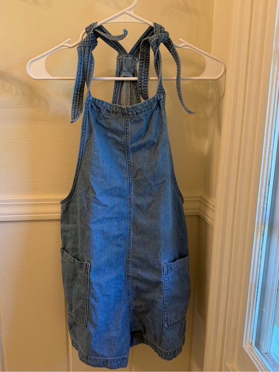 Celebrity Pink Pants - Celebrity Pink Denim Tie Strap Romper | Medium